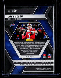 2025 Panini Mosaic Football Josh Allen #150 Buffalo Bills - back