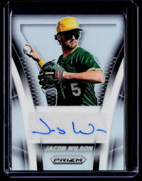 2025 Panini Prizm Baseball Throwback Signatures Jacob Wilson Autograph #TS-JW - front