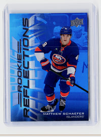 2025-26 Upper Deck Extended Series Rookie Reflections RR-18 Matthew Schaefer - front