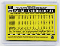 2025 Topps Chrome Topps 90 Jackie Robinson #T90C-10 Brooklyn Dodgers - back
