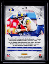 2024 Panini Phoenix Puka Nacua Red #118 /350 - back