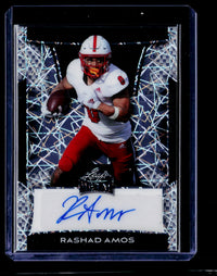 2025 Leaf Metal Rashad Amos Autograph Card BA-RA1 - front