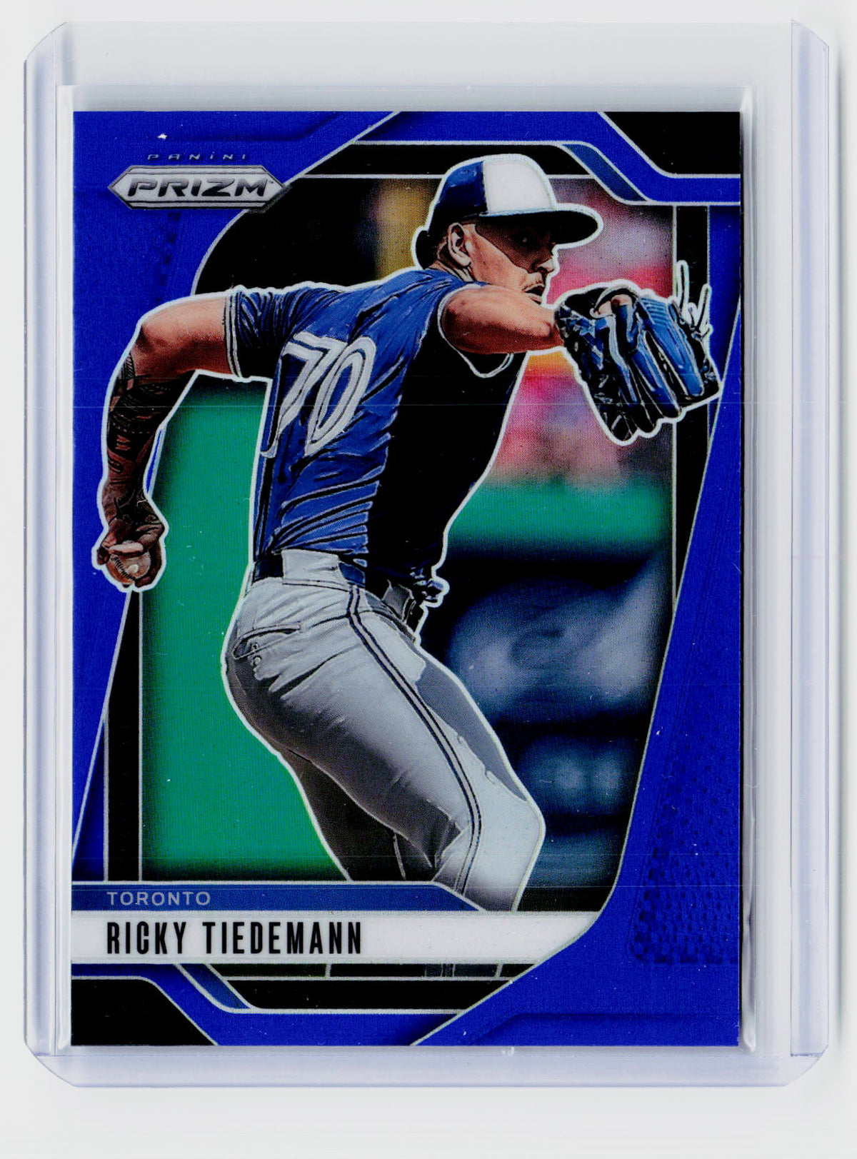 2025 Panini Prizm Baseball Ricky Tiedemann Blue Prizm #163 /199 - front