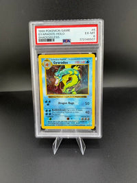 1999 Pokémon Game Gyarados-Holo #6 Shadowless PSA EX-MT 6 - front