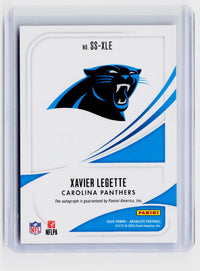 2025 Panini Absolute Football Signature Standouts Xavier Legette Autograph 15/15 - back