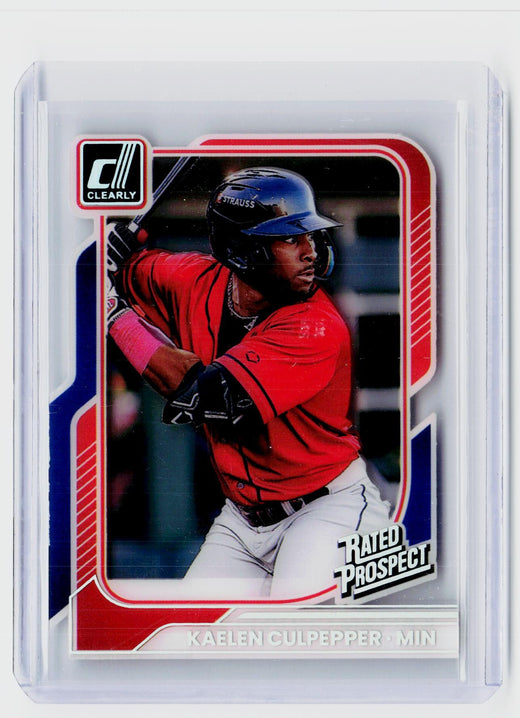 2026 Panini Donruss Clearly Rated Prospect Kaelen Culpepper #146 Minnesota Twins - front