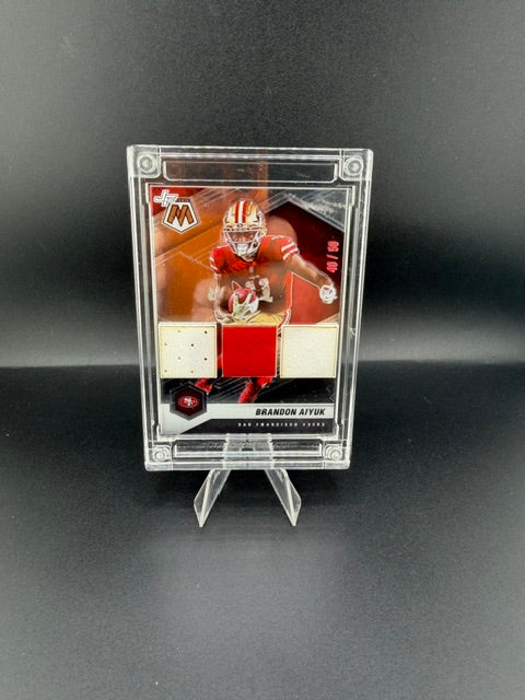2022 Jersey Fusion Football Edition Brandon Aiyuk Game-Used Patch /50 - front