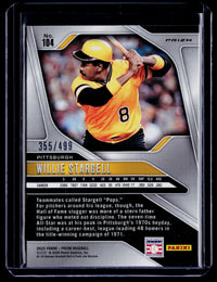 2025 Panini Prizm Baseball Willie Stargell Pulsar Prizms #104 /499 - back