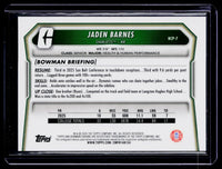 2026 Topps Bowman Chrome Jaden Barnes BCP-7 Speckle 1st Bowman - back