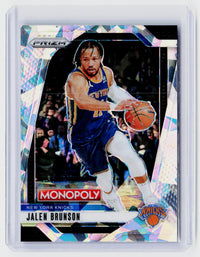 2024-25 Panini Prizm Basketball Monopoly #40 Jalen Brunson New York Knicks - front