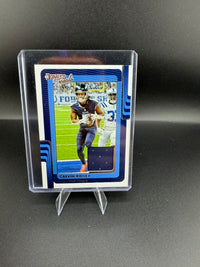 2025 Panini Donruss Threads Calvin Ridley DTH-CRY Memorabilia Card - front