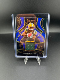 2025 Panini Select Draft Selections Memorabilia Prizm Savion Williams DSM-SWS Rookie - front