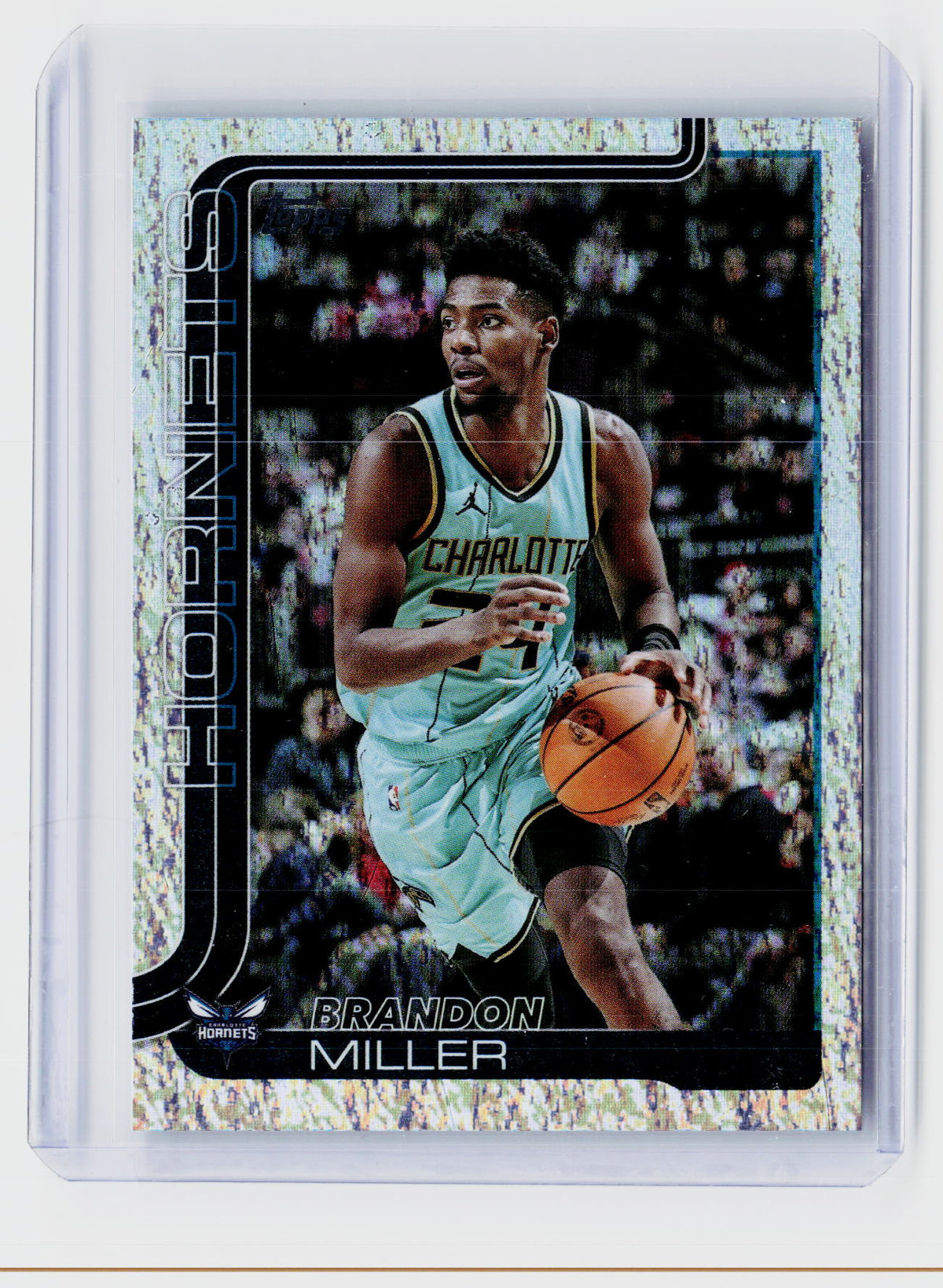 2024-25 Topps Basketball Brandon Miller #68 Rainbow Foil Charlotte Hornets - front