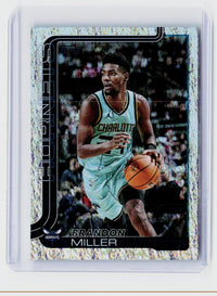 2024-25 Topps Basketball Brandon Miller #68 Rainbow Foil Charlotte Hornets - front