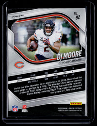 2025 Panini Prizm Football DJ Moore Chicago Bears #92 - back