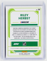2026 Panini Donruss Racing Riley Herbst #68 - back