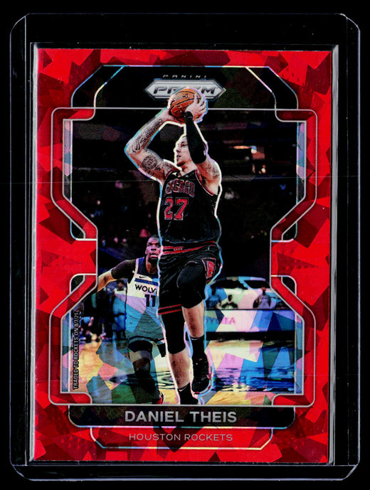 2021-22 Panini Prizm Basketball Daniel Theis #3 Houston Rockets - front