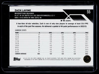 2024 Topps Chrome Zach LaVine #55 Chicago - back