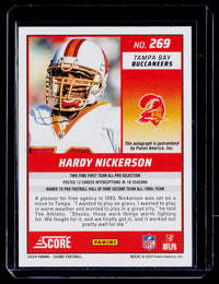 2024 Panini Score Football Hardy Nickerson Autograph #269 - back