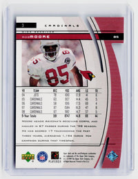 1999 Upper Deck Black Diamond Rob Moore #85 Arizona Cardinals - back