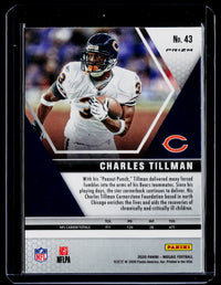 2020 Panini Mosaic Football Charles Tillman #43 Chicago Bears - back