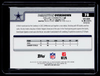 2025 Topps Chrome Refractor DeMarvion Overshown #78 Dallas Cowboys - back