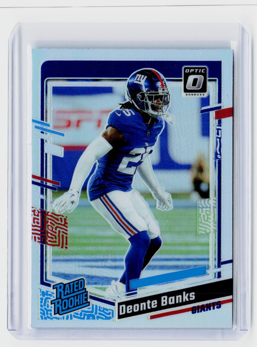 2023 Panini Donruss Optic Rated Rookie Deonte Banks #278 New York Giants - front