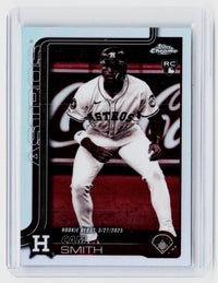 2025 Topps Chrome Update Cam Smith Rookie Debut USC19 Houston Astros - front