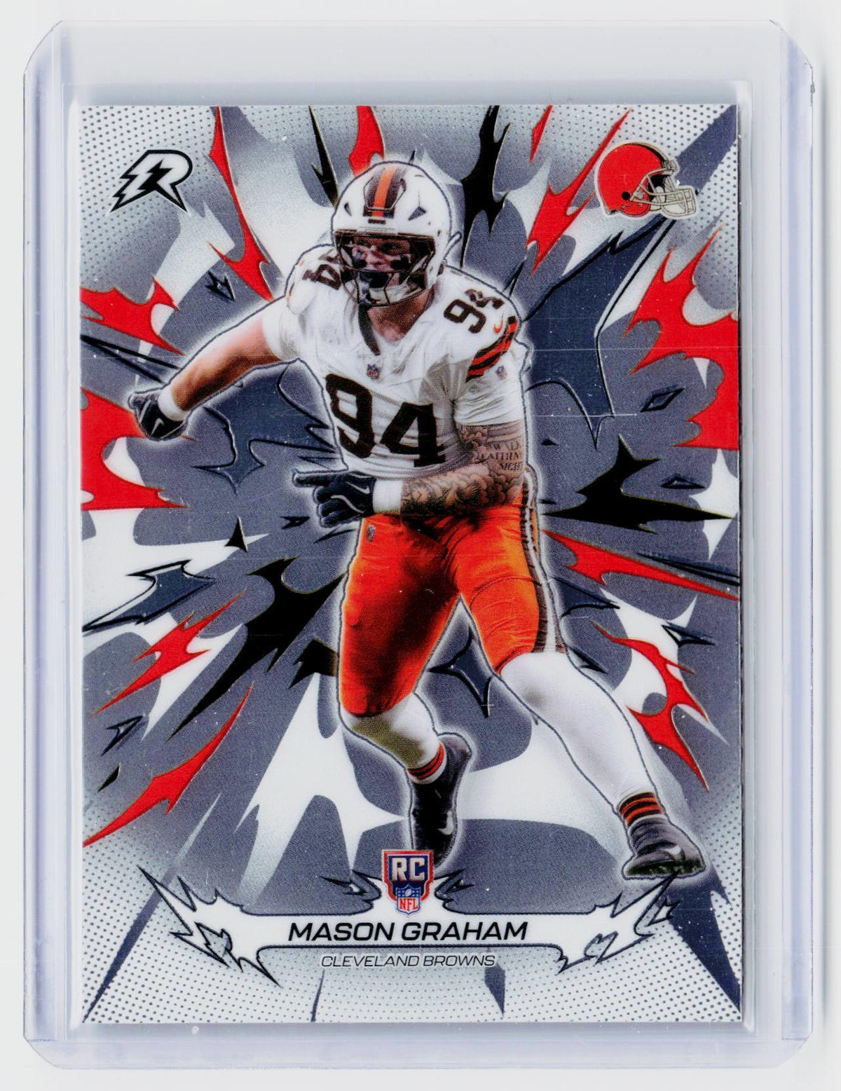 2025 Topps Football Mason Graham Rookie Card #124 Cleveland Browns - front
