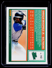 2025 Panini Donruss Baseball Rated Prospect Enrique Bradfield Jr. #142 - back