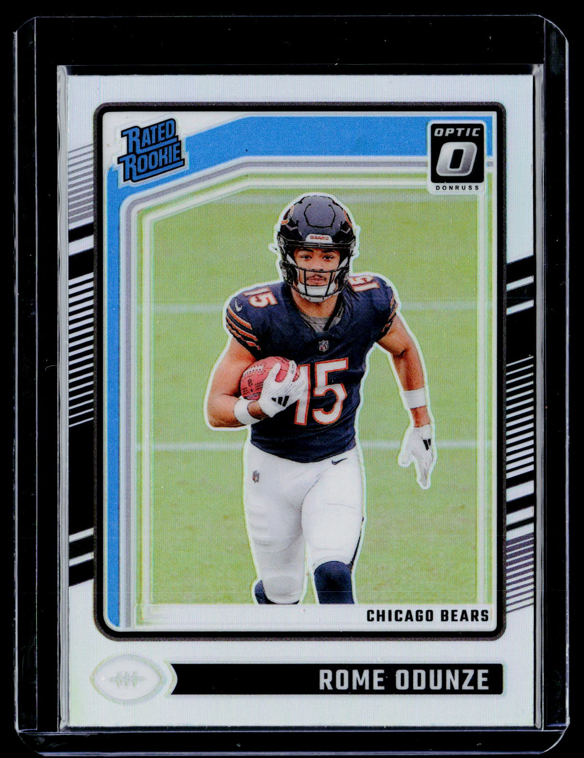 2024 Panini Donruss Optic Rated Rookie Rome Odunze #286 Chicago Bears holo - front