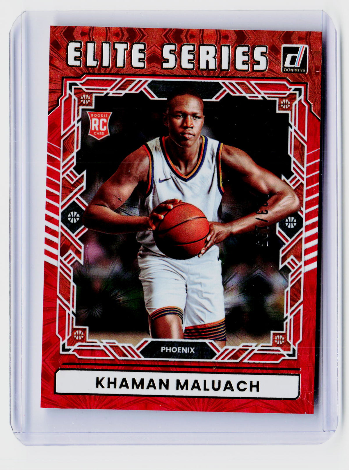 2025-26 Panini Donruss Basketball Elite Series Khaman Maluach Rookie Card #11 /195 - front