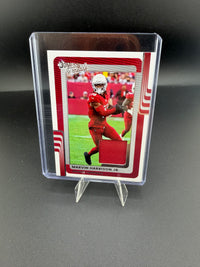 2025 Panini Donruss Threads Marvin Harrison Jr. Arizona Cardinals Memorabilia Card DTH-MHJ - front