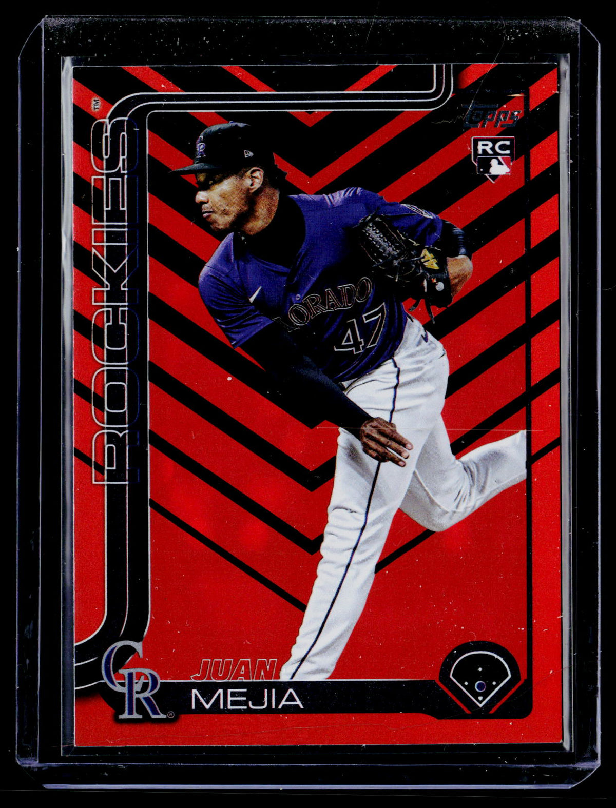 2025 Topps Update Series Juan Mejia RC #US285 Colorado Rockies - front