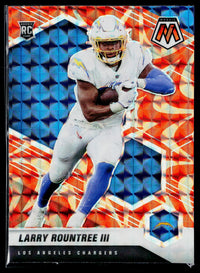 2021 Panini Mosaic Football Larry Rountree III Rookie Card #378 Chargers - front