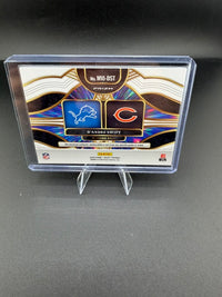 2025 Panini Select Football Multiverse Jerseys D'Andre Swift MVJ-DST Red Prizm - back