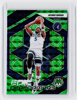 2024-25 Panini Mosaic Epic Performers Green Mosaic Anthony Edwards #9 - front