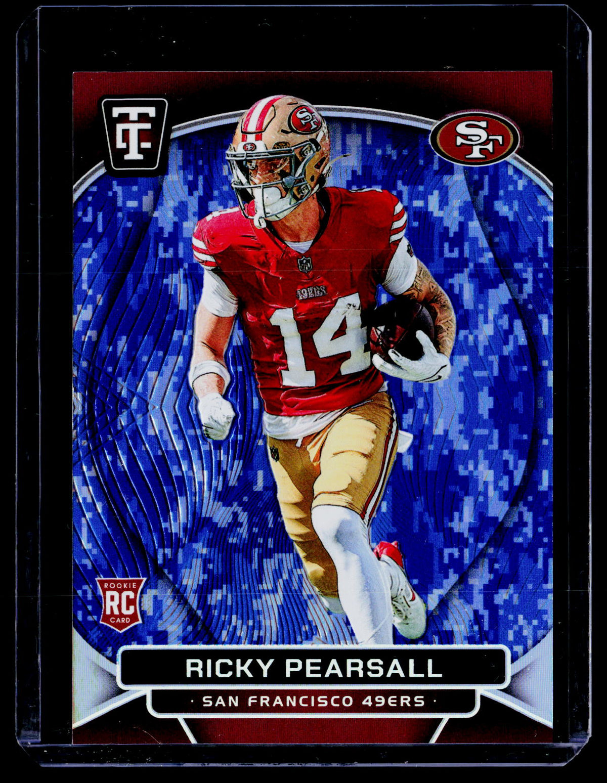 2024 Panini Totally Certified Football Ricky Pearsall Rookie Mirror #163 46/50 - front