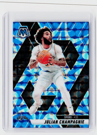 2024-25 Panini Mosaic Basketball Julian Champagnie #109 San Antonio Spurs - front
