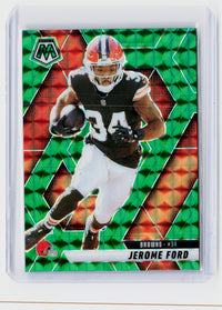2025 Panini Mosaic Football Jerome Ford Green Mosaic #4 Cleveland Browns - front