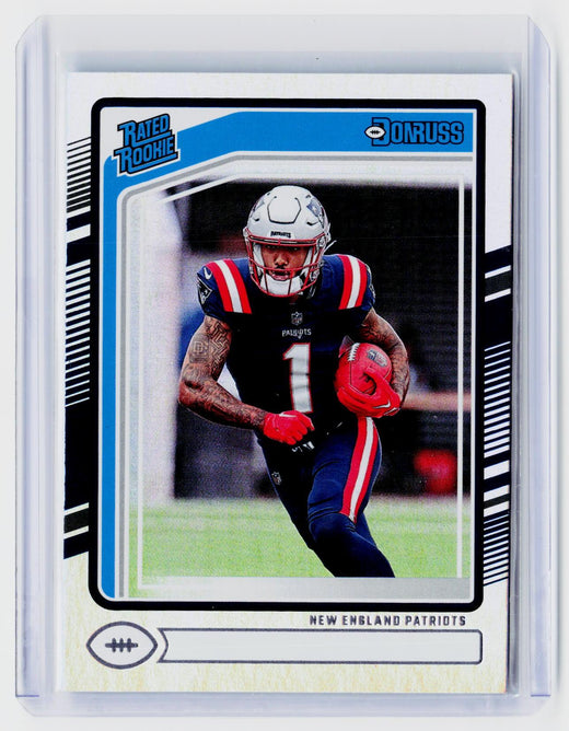 2024 Panini Donruss Football Ja'Lynn Polk Rated Rookie #373 New England Patriots - front