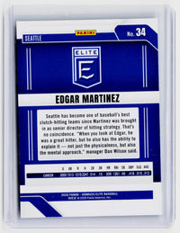 2026 Panini Donruss Elite Baseball Edgar Martinez #34 Green Seattle Mariners - back