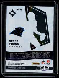 2023 Panini Illusions Football Illusionists Bryce Young #12 - back
