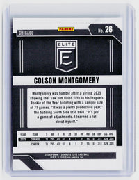 2026 Panini Donruss Elite Baseball Colson Montgomery #26 Chicago White Sox - back