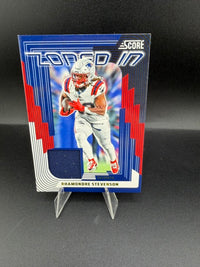 2025 Panini Score Football Zoned In Jerseys Rhamondre Stevenson #ZON-RSN - front