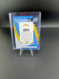 2025 Panini Score Zone Defense Memorabilia Derwin James Jr. Los Angeles Chargers - back