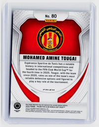 2025 Panini Prizm FIFA Club World Cup Mohamed Amine Tougai RC #80 - back