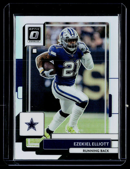 2022 Panini Donruss Optic Football Ezekiel Elliott #52 Dallas Cowboys - front
