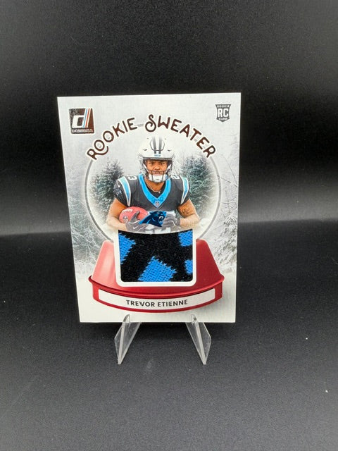 2025 Panini Donruss Football Rookie Sweater Trevor Etienne SWE-TEE - front