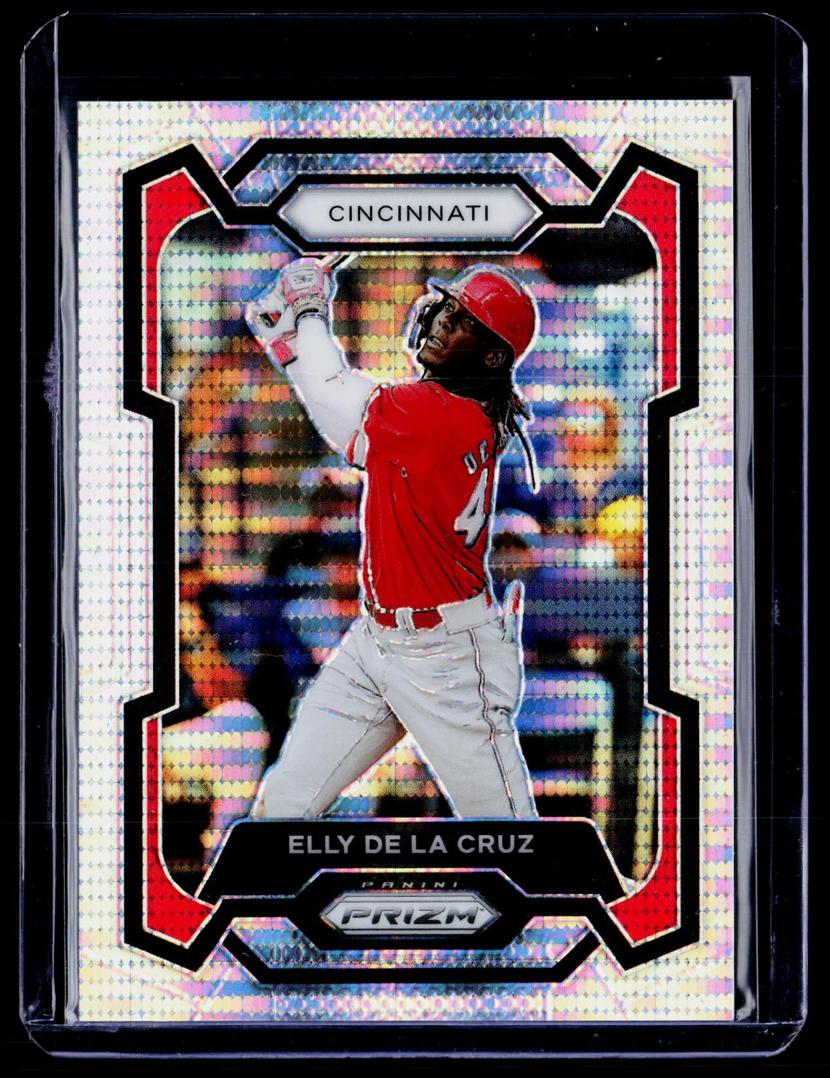 2024 Panini Prizm Baseball Elly De La Cruz Pulsar Prizms #192 419/499 - front